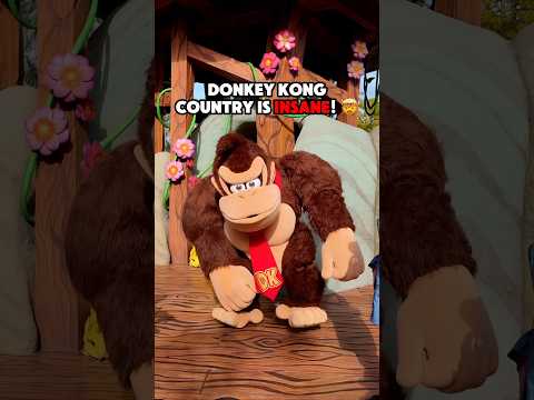 Donkey Kong Country at Universal Studios Japan is INSANE!