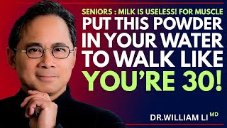 Milk Is USELESS! Add THIS White Powder to Your Water to Walk Like You're 30!