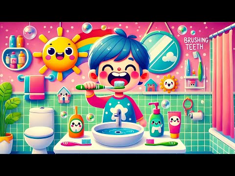 Tooth Brushing Song for Children | BRUSH BRUSH | Kids Songs | Teeth | Educational Songs for Children
