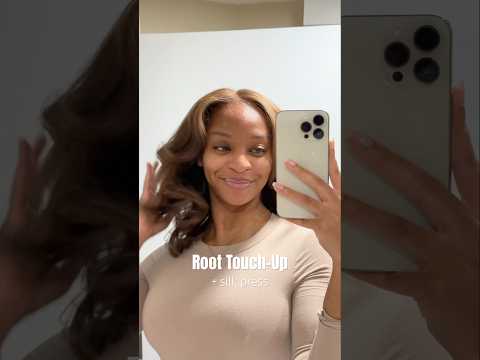 Root touch-up anyone? Back at Glenn’s in next minivlog #hairtransformation #silkpress #blackgirlhair