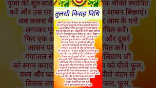 तुलसी विवाह विधि #devothan #एकादशी#akadashi #kitcatstories