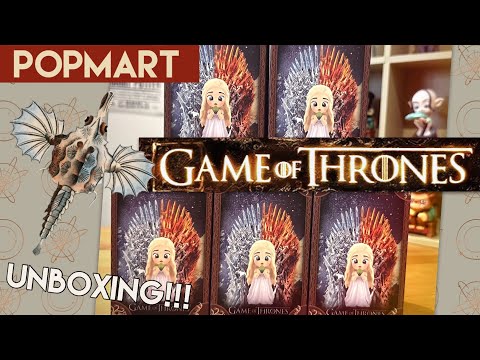 【POPMART】神ドラマ『ゲームオブスローンズ』シリーズきた🔥🐉❄️⚔️思い入れ強すぎオタク発言が止まらない…