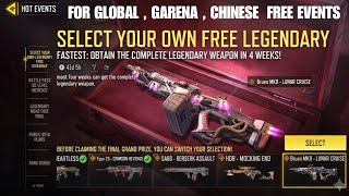 How To Unlock Permanent Free Legendary For Global Garena Chinese Cod mobile Players || Codm Season 6