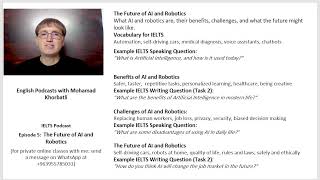 Episode 5 for IELTS podcast: The Future of AI and Robotics