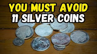 YOU MUST AVOID THESE 11 SILVER COINS #silverstacking #silvercoins #preciousmetals #numismatics