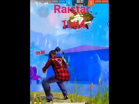 raistar reels | raistar mai bhi sharafat say jeeta magar Free Fire | raistar 1vs4 reels