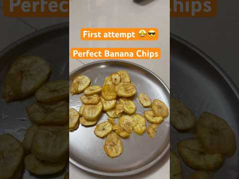 Crispy Banana chips #bananachips #firstattempt #midweekmotivation #teribaatonmeinaisauljhajiya