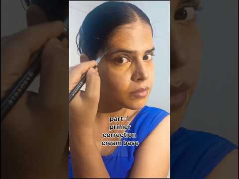 how to do create flawless cream base || #makeup #tutorial #shorts