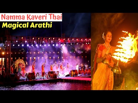 Magical Cavery Arathi🔥 in Bangalore: A Stunning Varanasi Ganga Arathi Replica for Namma Kaveri Thai🌊