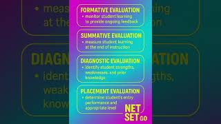 Types of Evaluation  #education #commerceunit #exampaper #english #commercespotlight #paper1