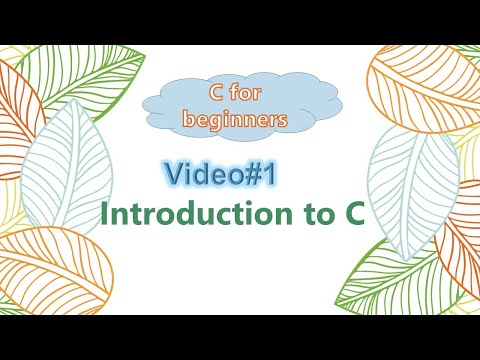 session1 - Introduction to C