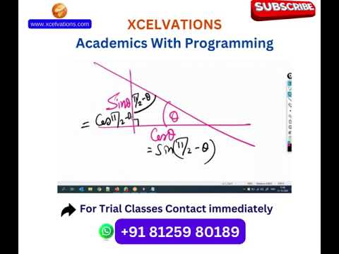 Master Trigonometric Functions with Programming | Xcelvations Online Classes