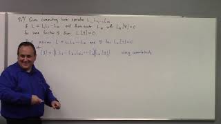 Late DEqns: n-th order linear problem and basic theory of real solutions, 9-9-26 part 1