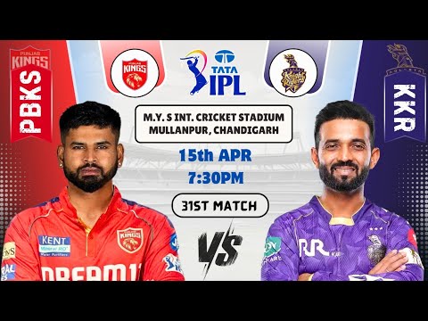 PBKS vs KKR Today Match Prediction | Punjab Kings vs Kolkata Knight Riders IPL 2025 31st Match