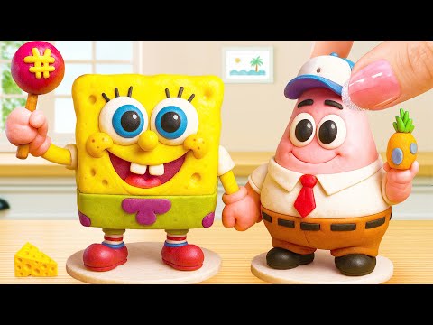 Chocolate Cake Recipe With SpongeBob Moment 4 4K🧽🌈Satisfying Mini Rainbow Cake Decorating Ideas