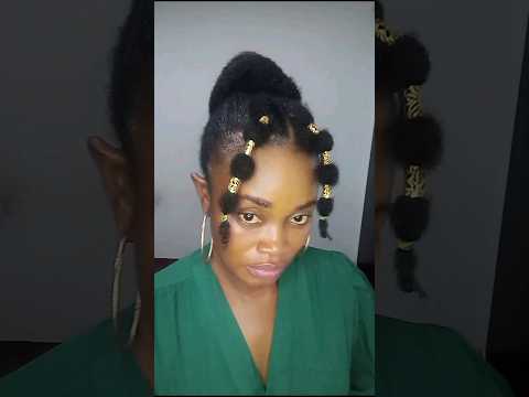 PROTECTIVE HAIRSTYLE FOR NATURAL HAIR #naturalhair #hairgrowth #shorts #hairstyle #youtubeshorts