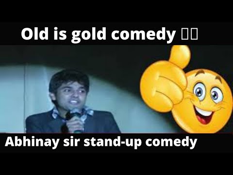 Abhinay sir old comedy video || abhinay sir fan club || abhinay sir stand up comedy old is gold