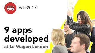 9 apps developed at Le Wagon London - Batch #103