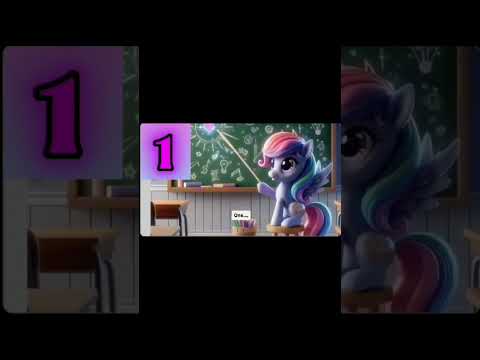 Count from 1-10 with magical ponies!    #mylittlepony #countingforkids #count1to10 #magic