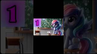 Count from 1-10 with magical ponies!    #mylittlepony #countingforkids #count1to10 #magic