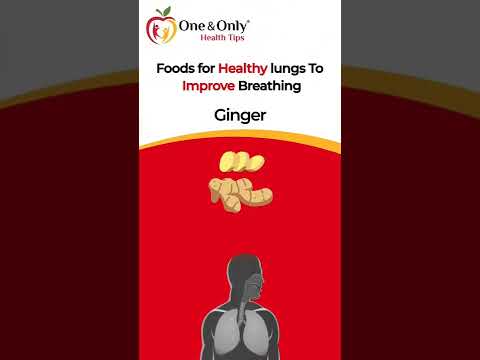 Food for healthy lungs to improve breathing