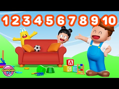 🧸 Learn Numbers 1–10 with Toys! Counting Fun for Kids | GumGumTV