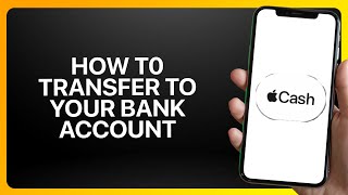 How To Transfer Apple Cash To Your Bank Account ! Tutorial