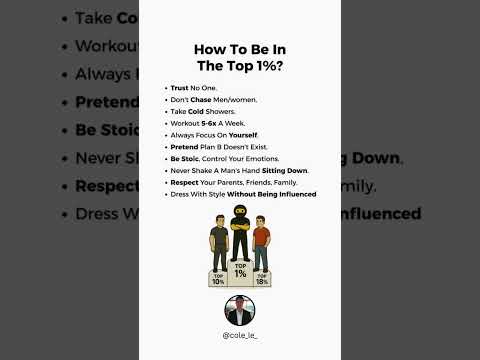 How to be the top 1%?