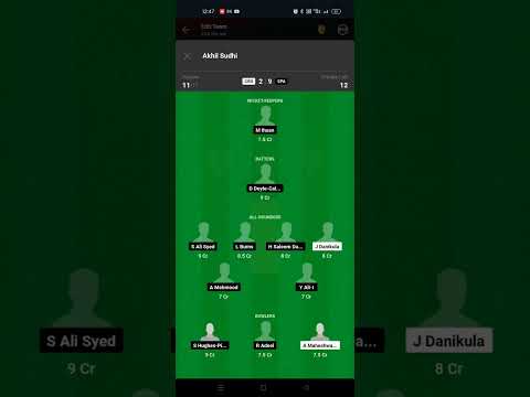 ECN T20 | ECN T20 Croatia vs Spain | Today dream 11 prediction