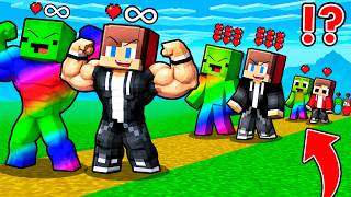 JJ dan Mikey: HACKER vs Siklus Hidup Evolusi PELANGI di Minecraft! - Maizen