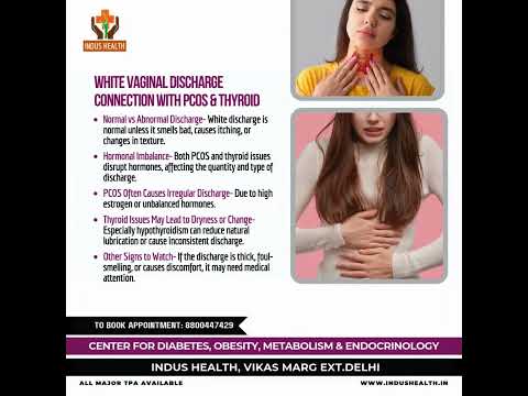 WHITE VAGINAL DISCHARGE CONNECTION WITH PCOS & THYROID