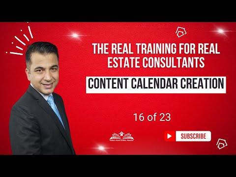 Create Content Calendar: Section 2 (Lesson 16 of 21)