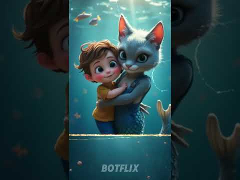"Mermaid Cat to the Rescue! 🐱🌊 | A Magical Ocean Adventure Story"