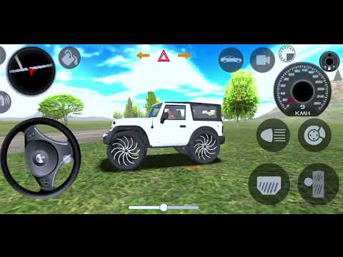 Dollar (Song) Modified Mahindra White thar 😈|| Indian Cars Simulator 3D || Android Gameplay Part 1