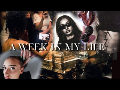 A WEEK IN MY LIFE | 4 different parties, booth by bryant, hair appointment, etc.