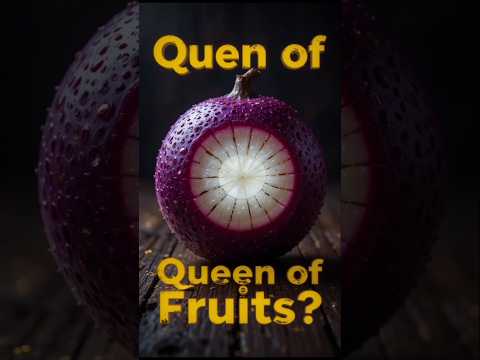 The Queen of Fruits? 👑 Would You Try Mangosteen? #fruitshorts #facts #koreanfood