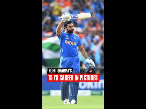 15 Years of #ROHITSHARMA in international cricket !!!  #shorts #ytshorts