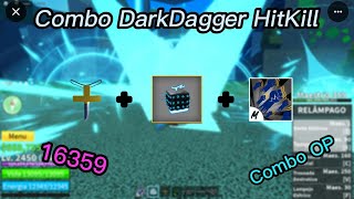 『 Rumble + DarkDagger + GodHuman 』Combo Rumble Blox Fruit OneShot