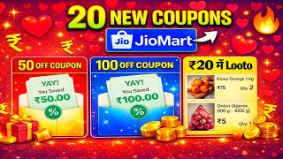 JioMart 20 Coupon Code Today | jiomart 100 free shopping coupon | jiomart Offer Today new coupon