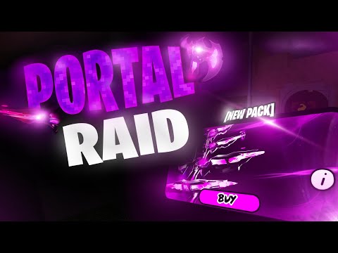 Raiding With The NEW PORTAL SKINS In Da Hood! + Keyboard ASMR 🔮