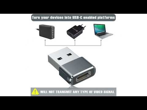 USB to USB C Adapter 2 Pack