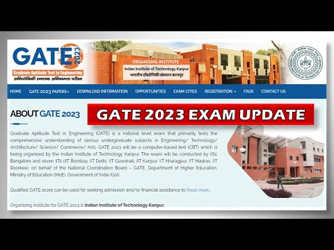 GATE 2023 EXAM UPDATE || EXTENSION OF REGULAR REGISTRATION #gateexam #gate2023