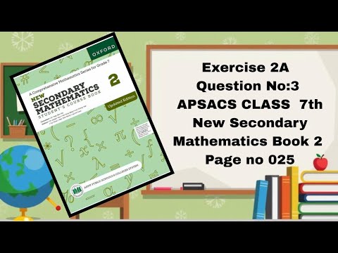 😱 Exercise 2A Q3 EXPOSED! | Class 7 APSACS Math Book 2 (Updated 2025) | Must-Watch Tricks!
