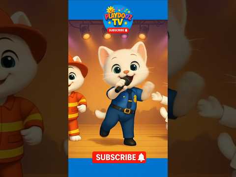 🌈👷 Dancing Cats Surprise! Learn Colors & Jobs in a Fun Way #learncolors #cats #cartoon  #kidsdance