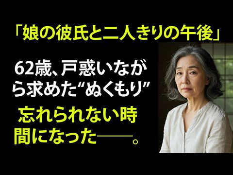 【シニア恋愛】娘がいない午後、静寂の中で心が揺れた