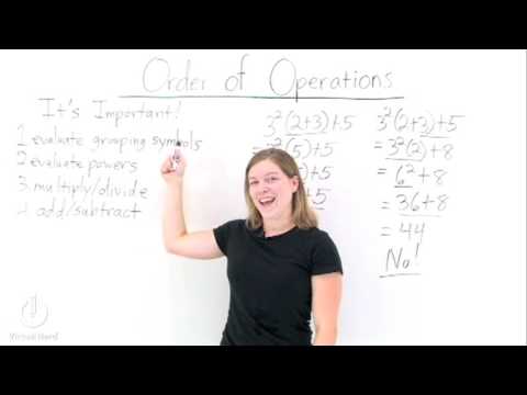 What's the Order of Operations?