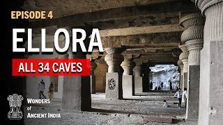 The Complete ELLORA CAVES [4K]: World's greatest rock-cut Temples | Wonders of Ancient India, Ep. 4
