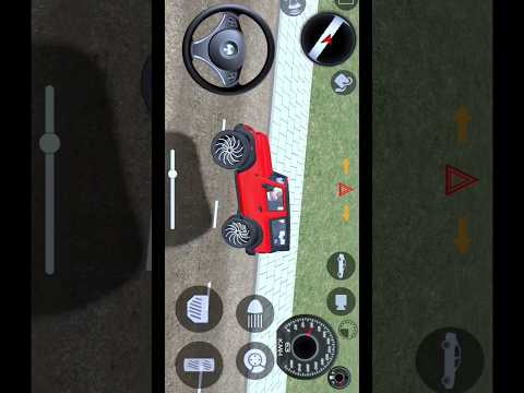 Mahindra Thar Lovers. Jai Veeru Song 🚨🔥 indian car simulator 3d game... red Mahindra thar modified