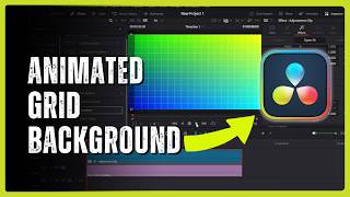 How to Make a Position Y Animated Grid Background in DaVinci Resolve