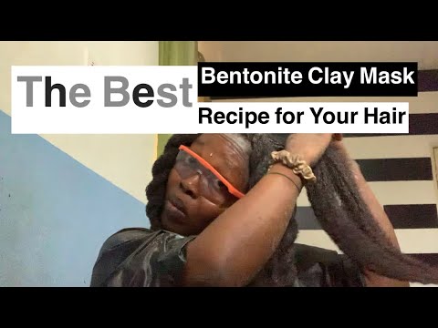 THE BEST BENTONITE CLAY MASK!! YOUR HAIR WILL KEEP FLOURISHING!!🔥🔥🔥🔥
